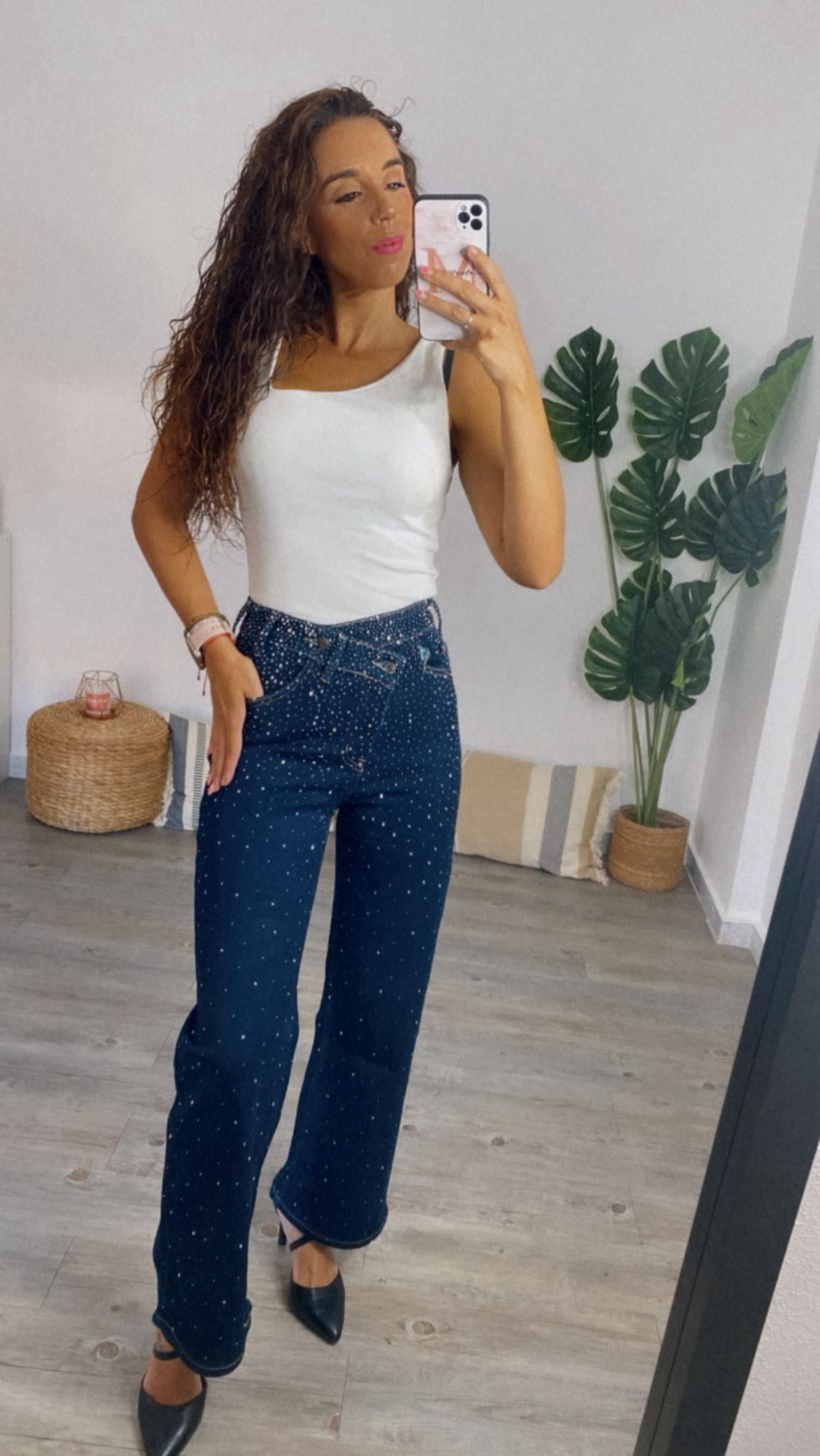 PANTALÓN VAQUERO BRILLOS